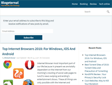 Tablet Screenshot of blogeternal.com
